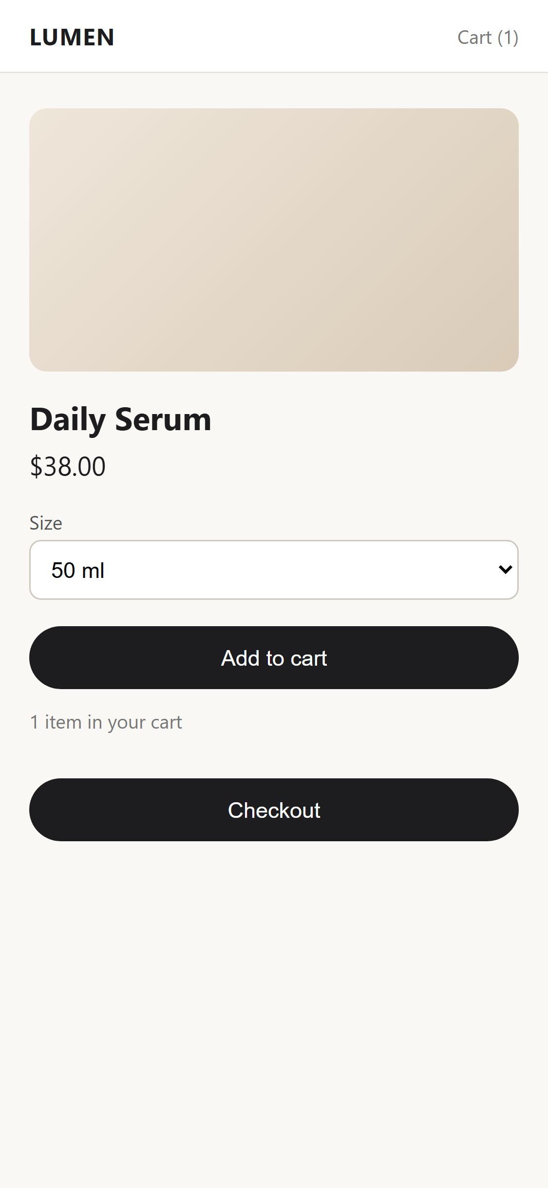 Screenshot of step 3